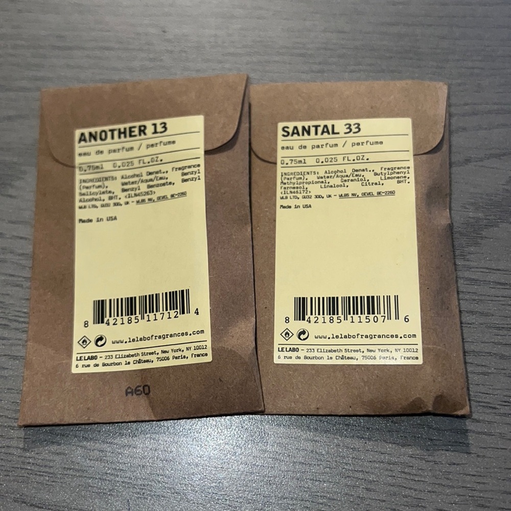 New never opened sample